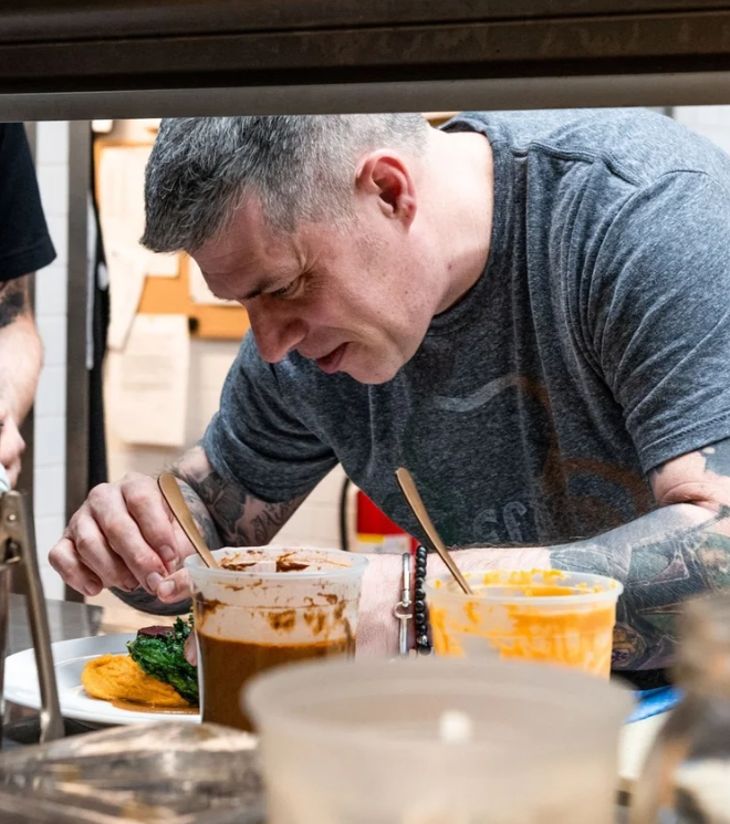 Chef Chris O’Brien from Hyeholde Restaurant